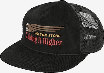 Casquette ' TAKE IT HIGHER TRUCKER ' Volcom en noir : devant