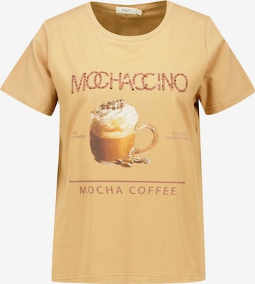 T-shirt Deeluxe en beige : devant