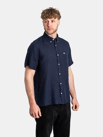 LACOSTE Regular fit Button Up Shirt in Blue