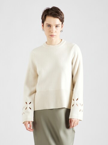 Pull-over 'AURA' VILA en beige : devant