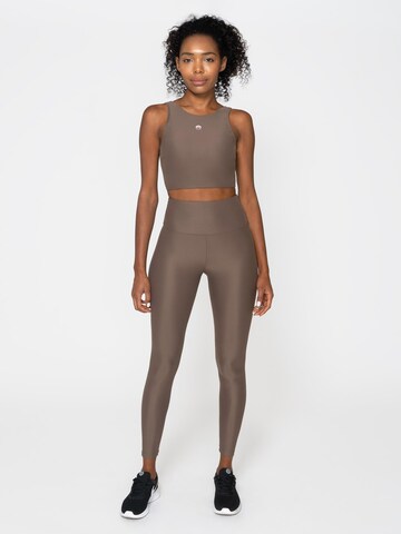 Skinny Pantalon de sport 'Basòdino' Horizon Athletic en marron