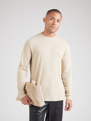 Maglietta di Calvin Klein Jeans in marrone: frontale