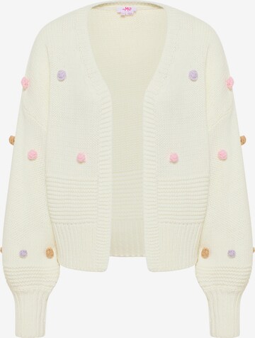 MYMO Knit Cardigan 'Nolie' in White: front