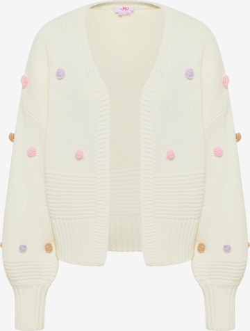 MYMO Knit cardigan 'Nolie' in White: front