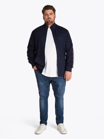 Tommy Hilfiger Big & Tall Jopa na zadrgo | modra barva