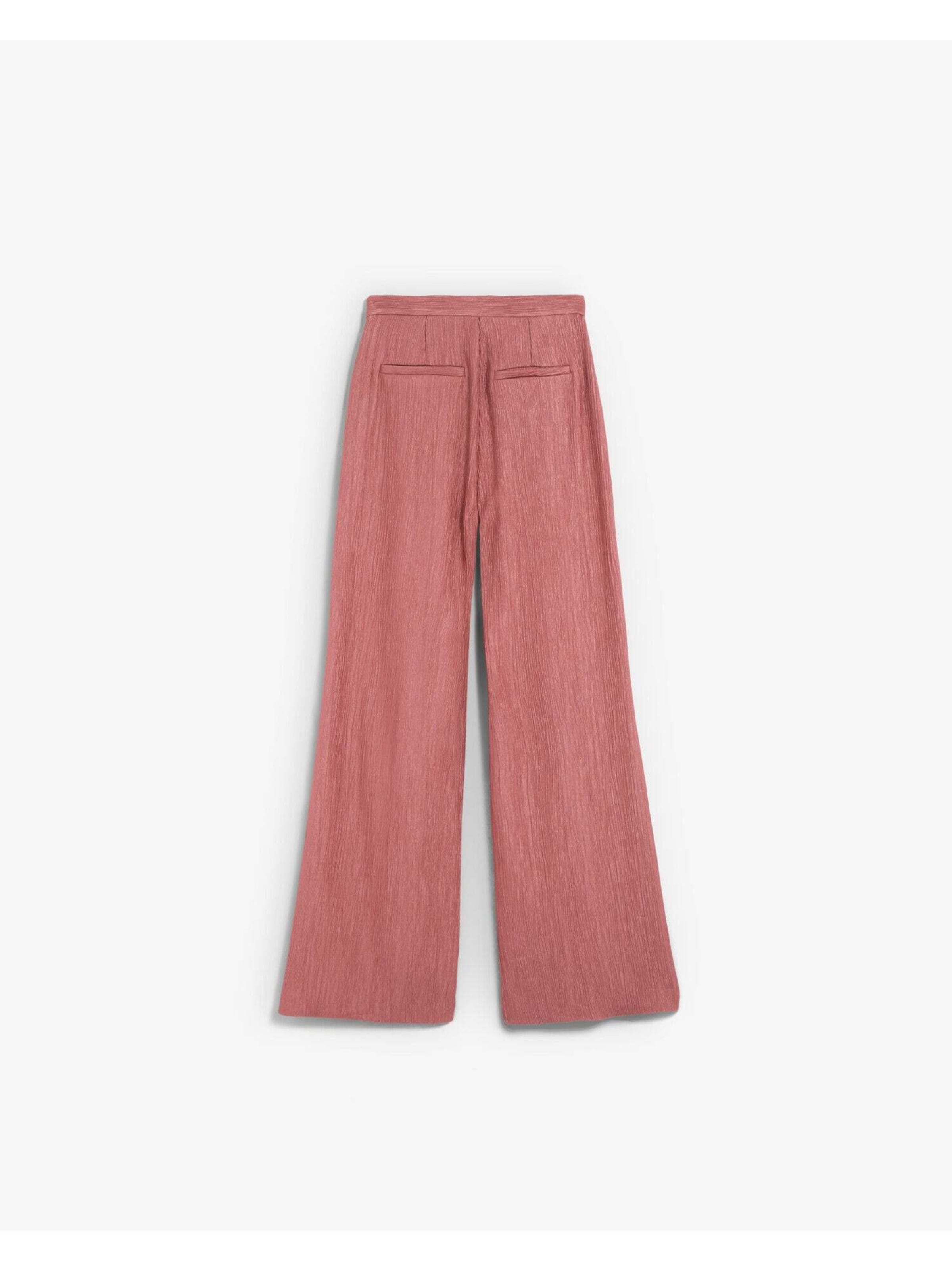 Scalpers Flared Trousers in Pink