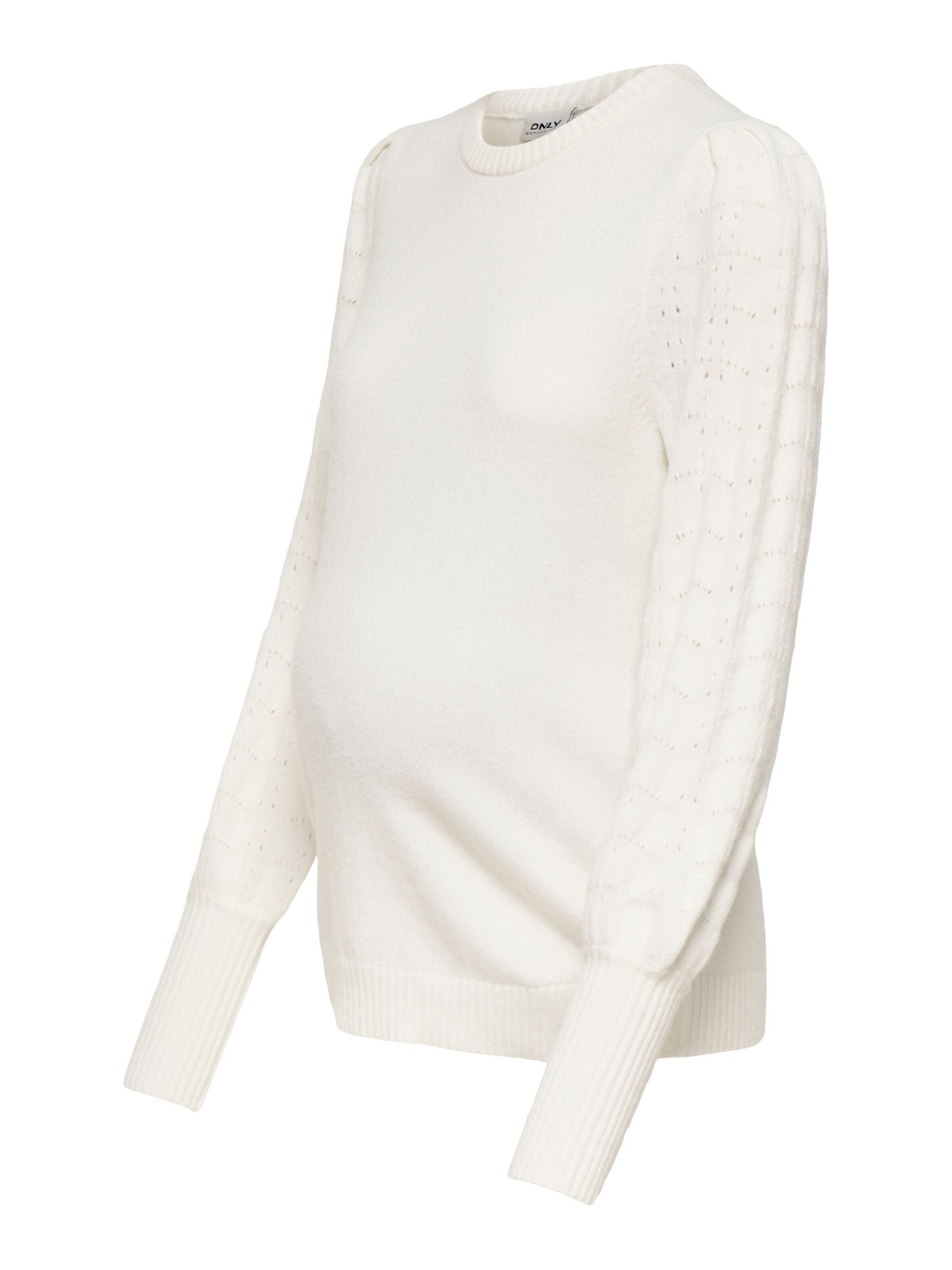 Only Maternity Sweater 'MATTI' in White