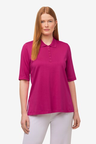 T-shirt Ulla Popken en rose : devant