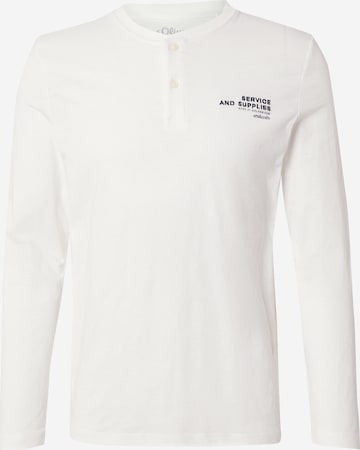T-Shirt s.Oliver en blanc : devant