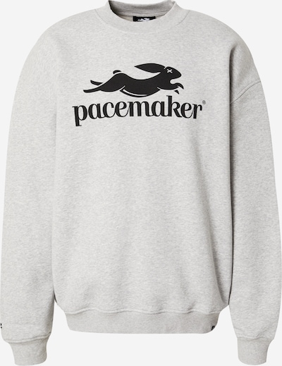 Pacemaker Sweatshirt 'Falk' in de kleur Lichtgrijs / Zwart, Productweergave