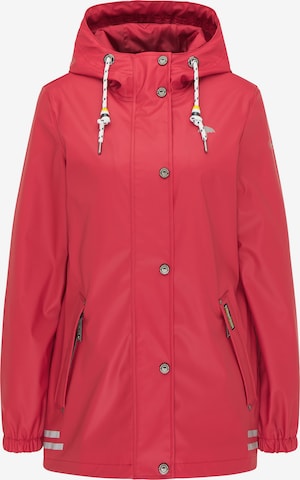 Schmuddelwedda Between-Season Jacket in Red: front