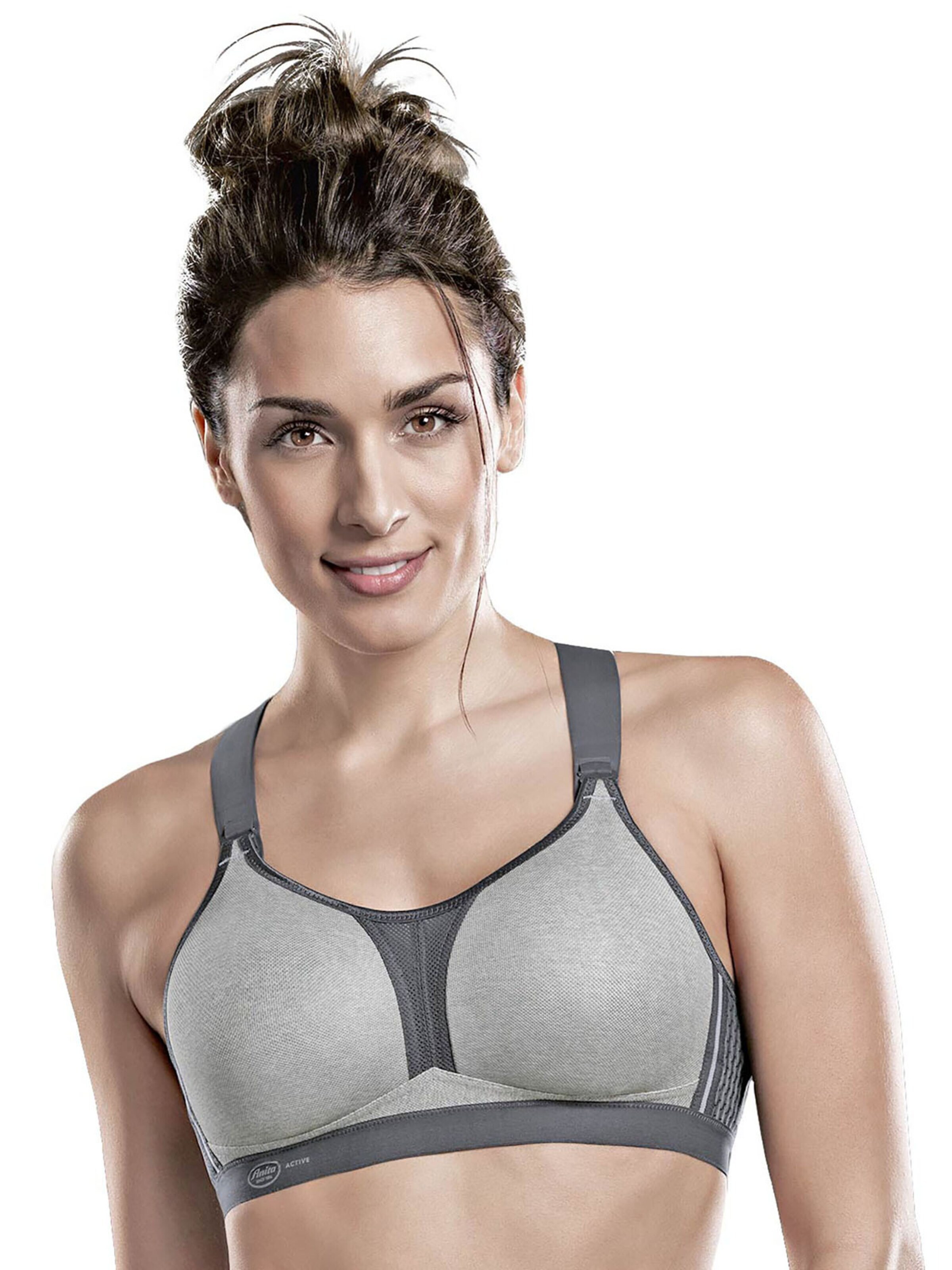 ANITA Bustier BH 'Dynamix Star'‌‌‌‌‌‌‌ in Grau