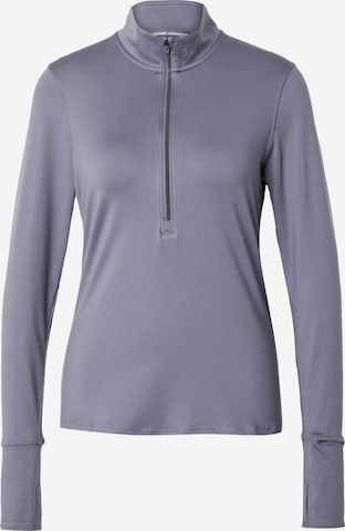 T-shirt fonctionnel 'Qualifier Run' UNDER ARMOUR en gris : devant