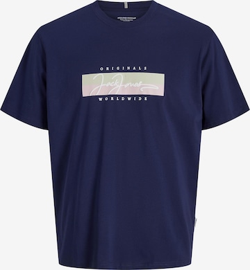 JACK & JONES Shirt 'JORFrederiksberg' in Blauw: voorkant