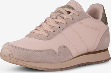 Baskets basses WODEN en rose : devant