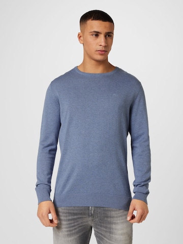 TOM TAILOR Regular fit Sweater in Blue: front