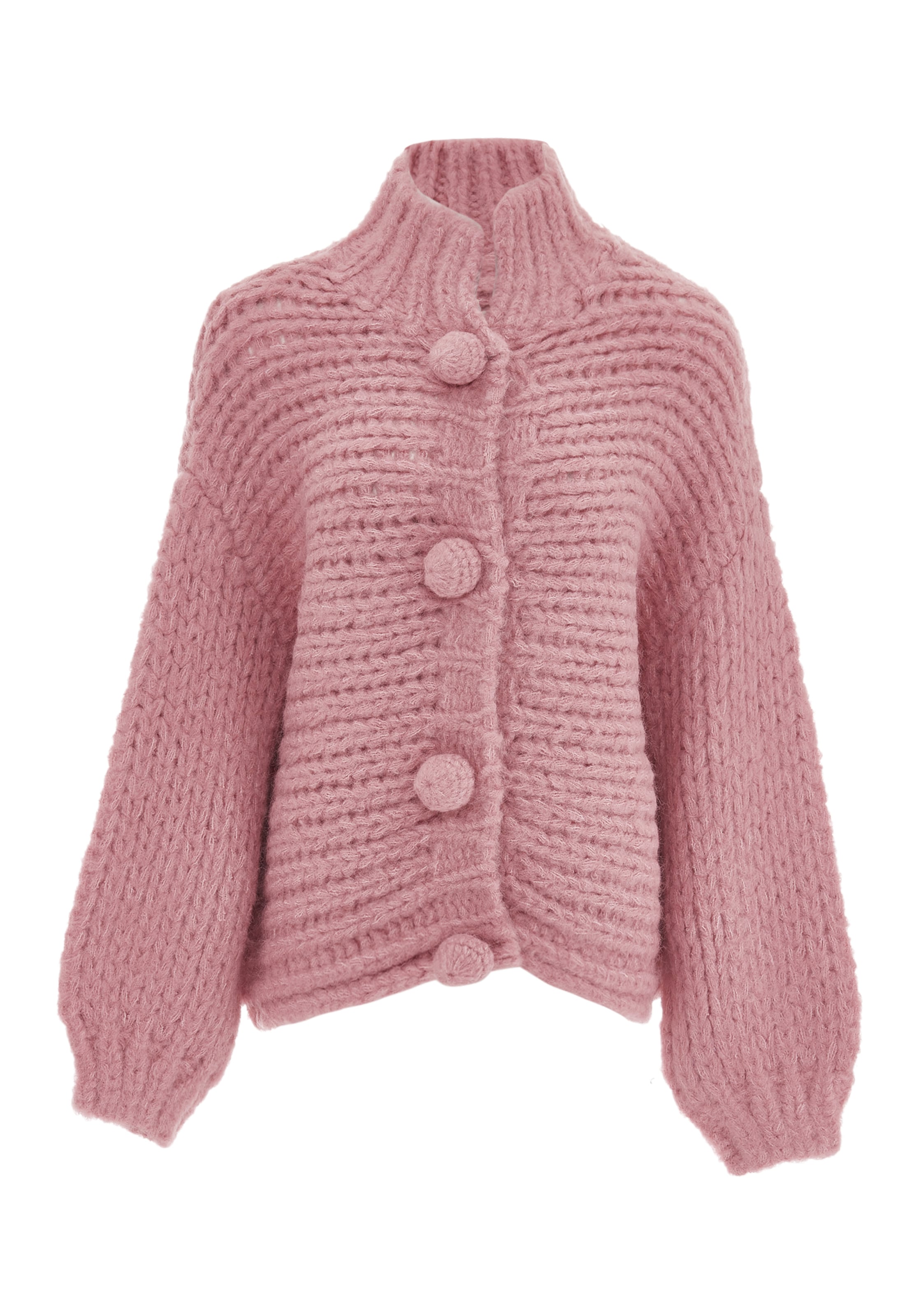 ebeeza Strickjacke in Pink: Vorderseite