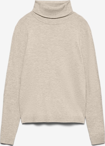 VERO MODA Trui 'VMHAPPINESS' in Beige: voorkant