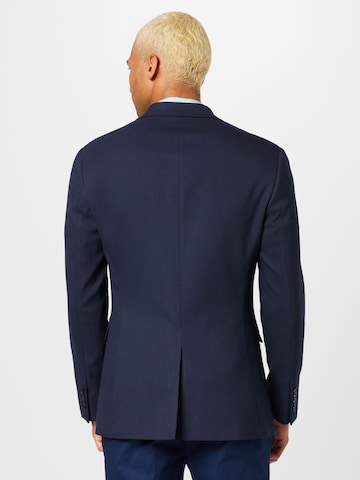 TOPMAN Slim fit Businesskavaj i blå