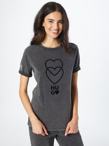 HUGO Red Shirt 'Dibiusa' in Grey: front