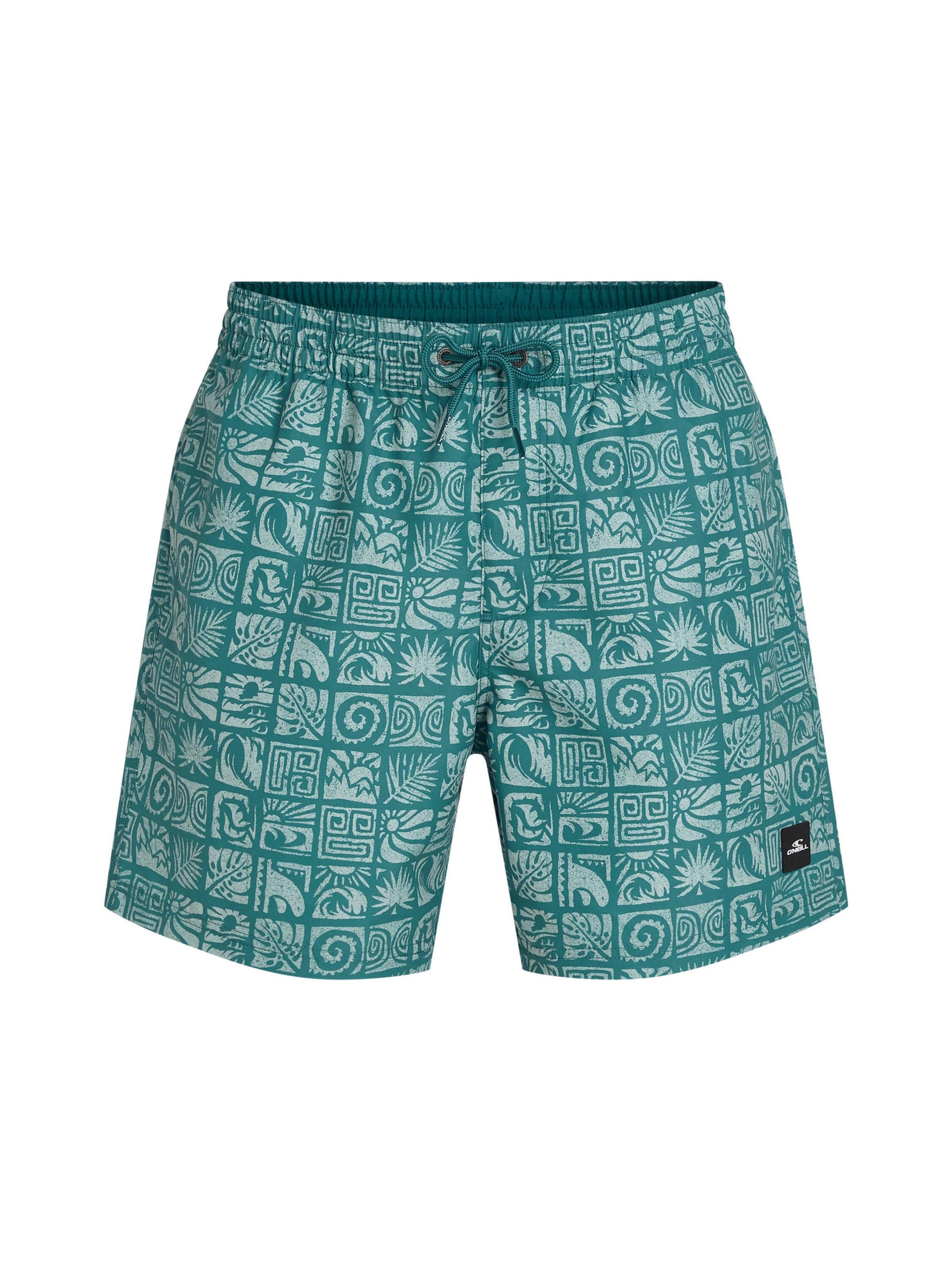 O'NEILL Kratke kopalne hlače | zelena barva: sprednja stran