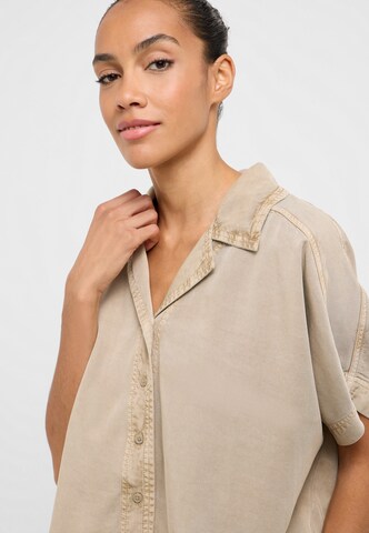 MUSTANG Bluse 'Style Ruby' in Beige