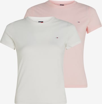 Maglietta di Tommy Jeans in rosa: frontale