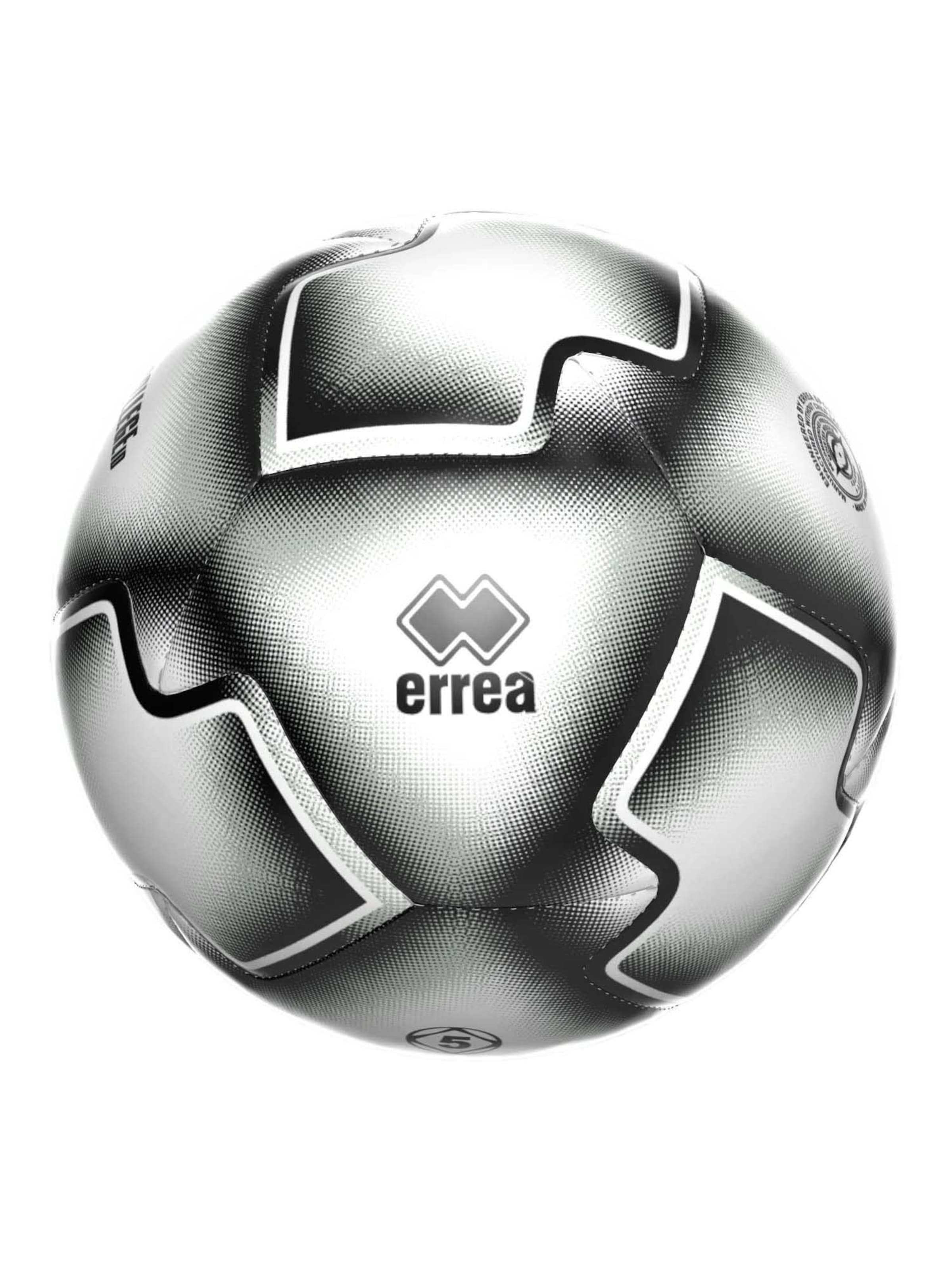 Errea Ball 'College' in Schwarz: Vorderseite