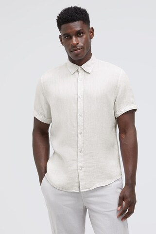 CMPD Slim fit Button Up Shirt in Grey: front