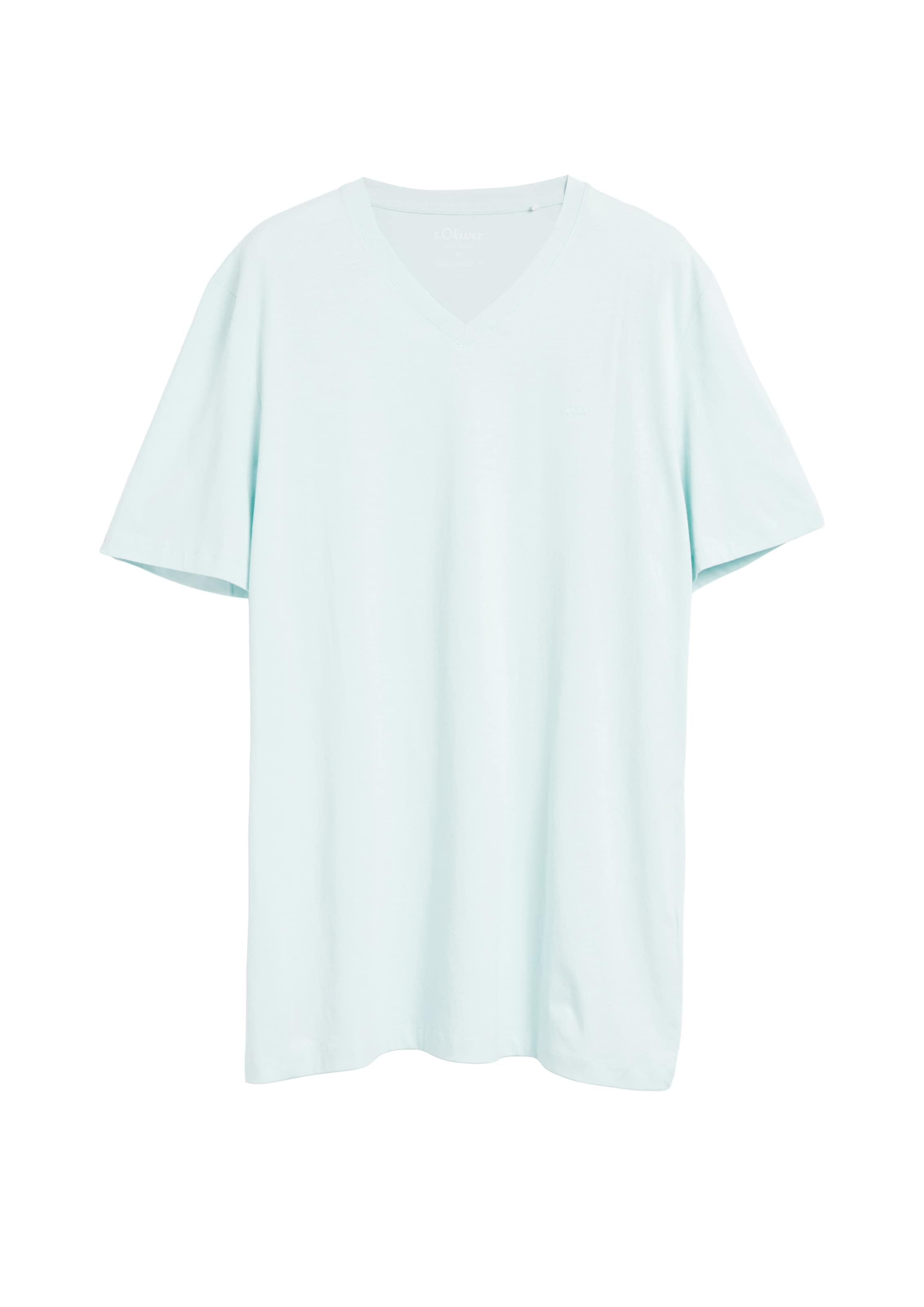 s.Oliver Men Tall Sizes T-Shirt in Blau: Vorderseite