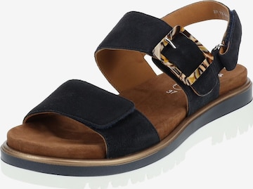 ARA Strap sandal in Black: front