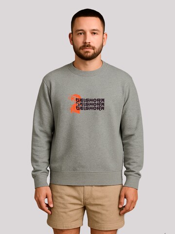 F4NT4STIC Sweatshirt 'Geishora Japan Streetstyle' in Grey
