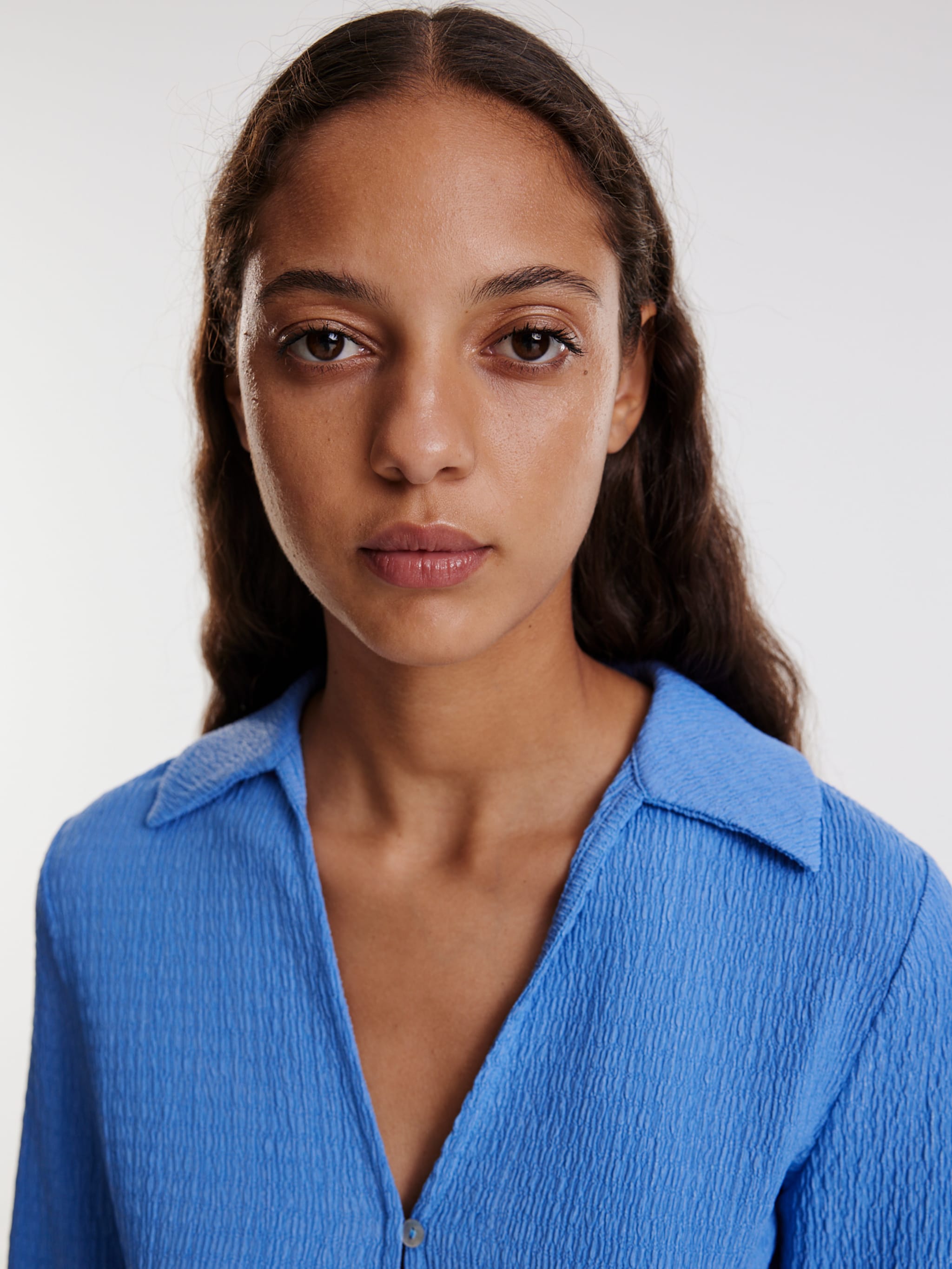 EDITED Produkte Bluse 'Orela' blau