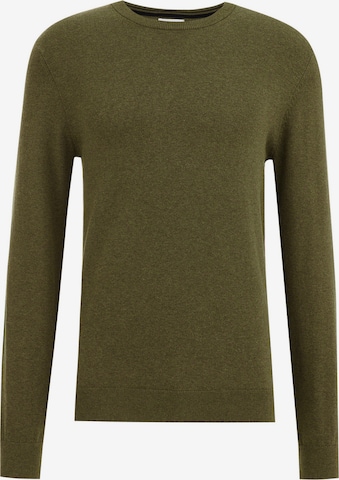 WE Fashion Sweater in Green: front