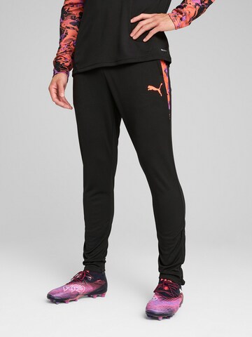PUMA Regular Sports trousers 'IndividualCup' in Black: front
