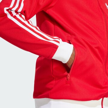 Giacca di felpa 'Adicolor Classics Beckenbauer' di ADIDAS ORIGINALS in rosso