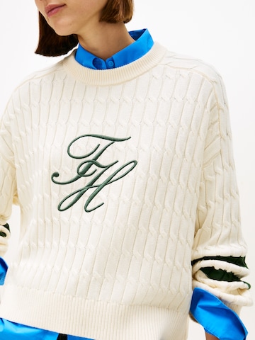 TOMMY HILFIGER Pullover in Beige