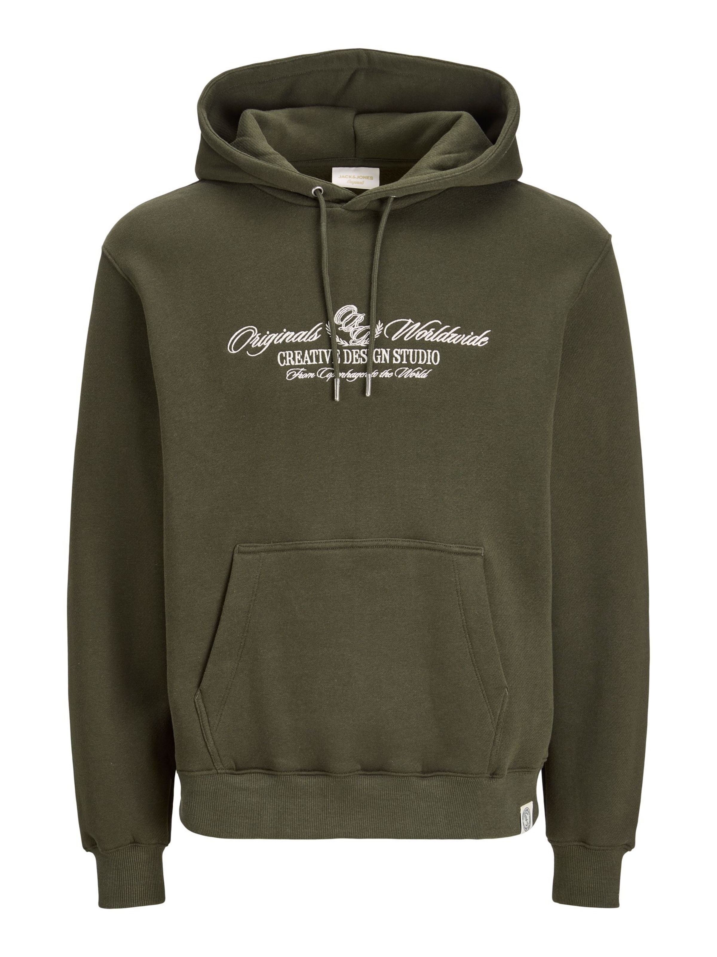 Felpa di JACK & JONES in verde: frontale