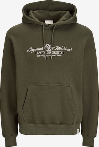 Felpa di JACK & JONES in verde: frontale