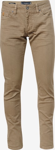 KOROSHI Jeans in Bruin: voorkant