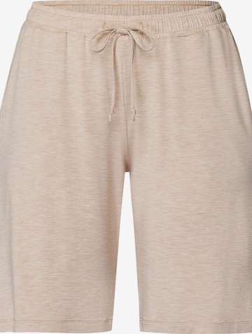 Hanro Pyjamabroek ' Natural Elegance ' in Beige: voorkant
