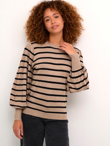 Kaffe Pullover 'Mala' in Beige: Vorderseite