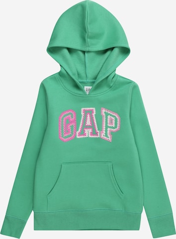 GAP Sweatshirt i grön: framsida