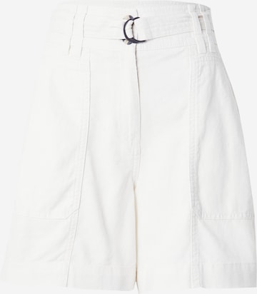 Marks & Spencer Szeroka nogawka Spodnie w kolorze beżowy: przód