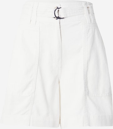 Wide leg Pantaloni di Marks & Spencer in beige: frontale