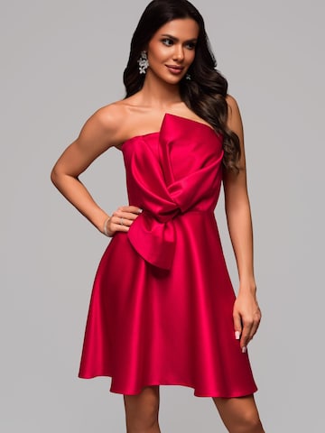 Ombre Evening dress in Red: front