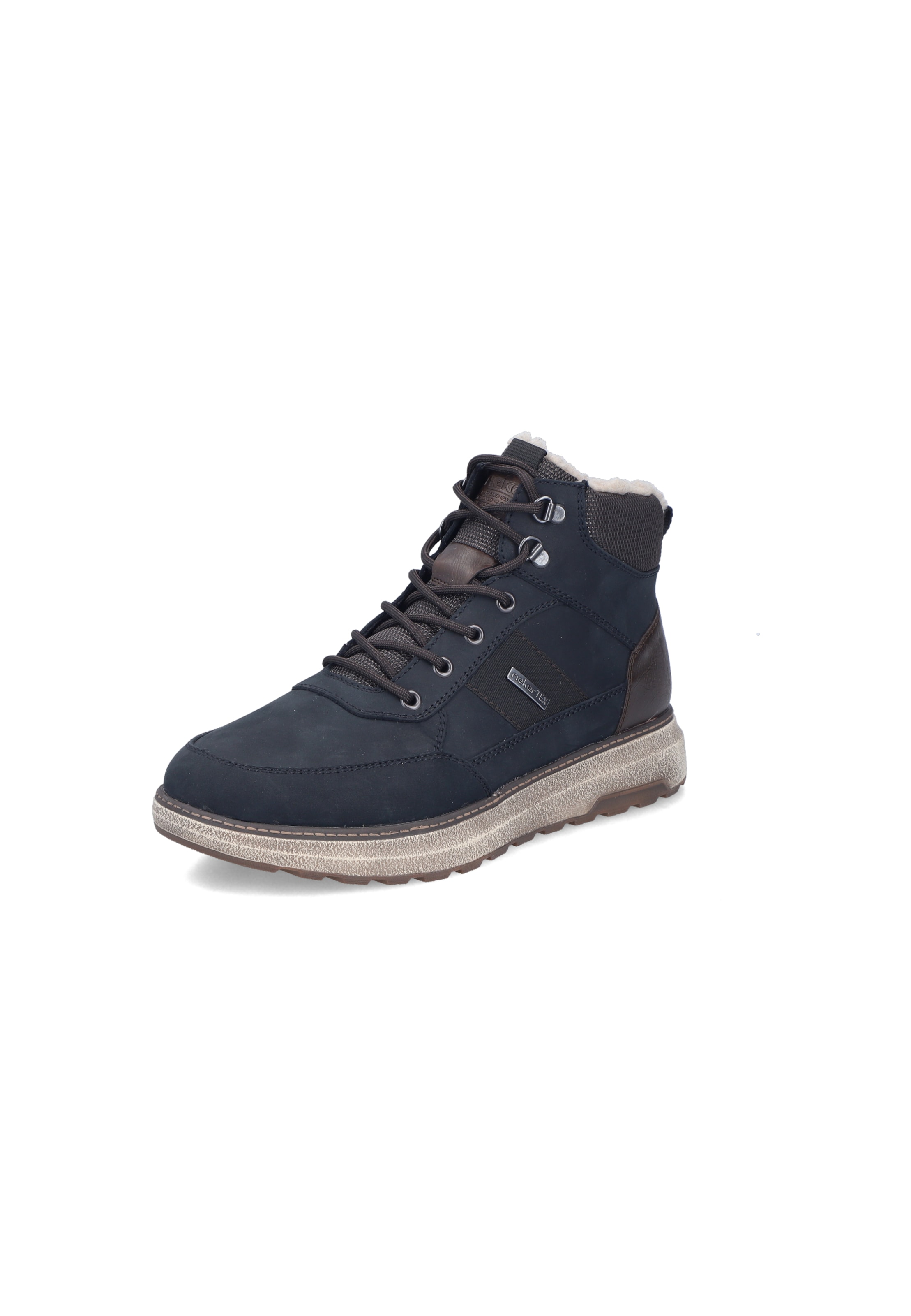 Rieker Schnürboots in Blau: Vorderseite