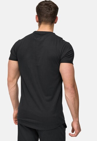 T-Shirt ' Kloge ' INDICODE JEANS en noir