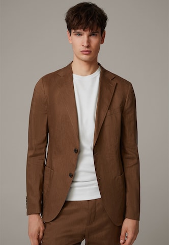STRELLSON Slim fit Suit Jacket ' Acon ' in Brown: front