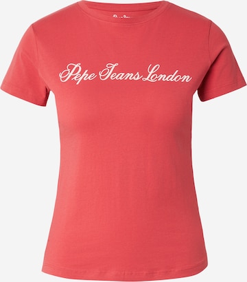 Pepe Jeans Tričko – pink: přední strana
